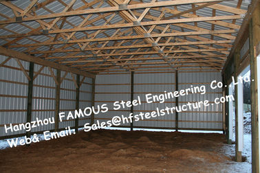 中国 鶏の家禽の小屋の鋼鉄構造およびアニマル・ファームの建物鋼鉄牛陰 サプライヤー