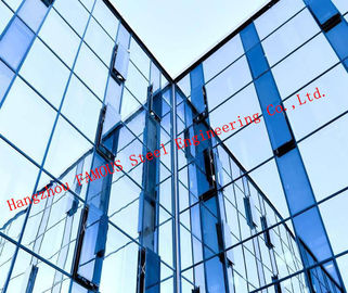 中国 現代隠されたフレームの緩和された二重層のガラス アルミニウム カーテン・ウォールEPSのプロジェクト サプライヤー