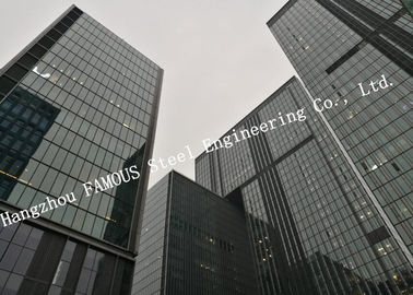 中国 低層の鋼鉄造るEPCのプロジェクトを囲む隠された組み立てられた緩和された二重層のガラス カーテン サプライヤー