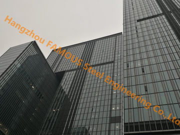 中国 オフィスのためのプレハブの鉄骨フレームの多階の鋼鉄建物/鉄骨構造の建物のモダンなデザイン サプライヤー