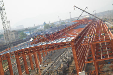 中国 PKPM、3D3S の X 鋼鉄による産業小屋の前に産業鋼鉄建物 サプライヤー