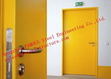 中国 世帯またはオフィスの使用のためのヨーロッパ規格の鋼鉄耐火性の単一のドア サプライヤー