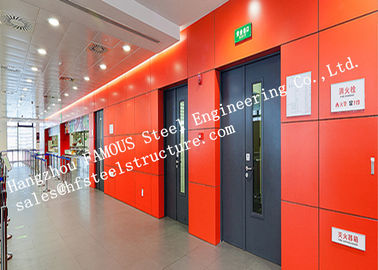 中国 時間耐火性表面によって塗られる標準サイズの産業火の評価されるドア3 サプライヤー