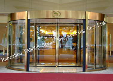 中国 ホテルまたはショッピング モールのロビーのための現代電気Revolingのガラス正面のドア サプライヤー
