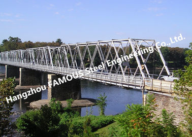 中国 重負荷容量の高性能の一時的な電流を通された表面の鋼鉄ベイリー橋 サプライヤー