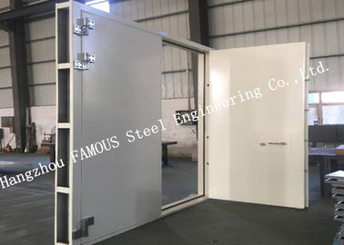 中国 耐圧防爆鋼鉄-政府および銀行のための組み立てられた送風ドアの産業ガレージのドア サプライヤー