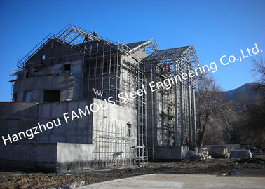 中国 クラッディング システムが付いている軽量の鉄骨構造の別荘の家の前に設計された建築構造 サプライヤー