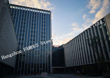 中国 CBDのオフィスのショッピング モールのための多階の鋼鉄建物を組み立てるガラス カーテン・ウォール サプライヤー