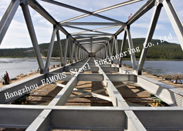 中国 交通構造のためのプレハブQ355鋼鉄モジュラー電流を通された鋼鉄ベイリー橋 サプライヤー
