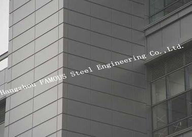 中国 英国工業規格のアルミニウム パネルの金属の商業オフィスのためのガラス カーテン・ウォール サプライヤー