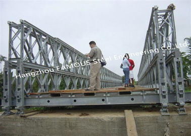 中国 同等のアメリカ標準的な密集したタイプ100プレハブの鋼鉄ベイリー橋 サプライヤー