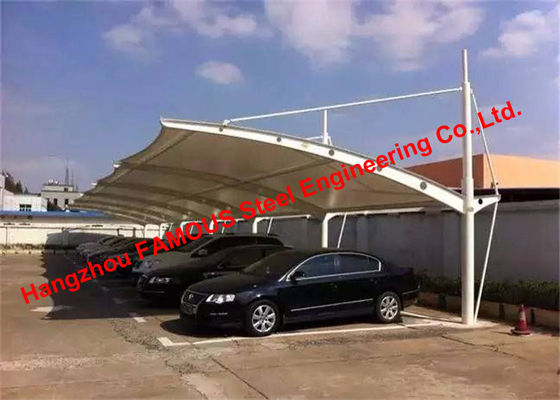 中国 アメリカ米国の標準的な証明された膜構造車の駐車Carport サプライヤー