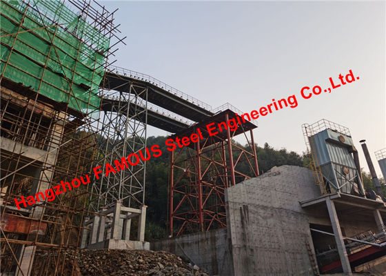 中国 通路のベルト・コンベヤーのGallaryの製作の産業鋼鉄建物を運ぶ鉱山のプロジェクト サプライヤー