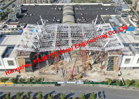中国 ショッピング モールのための電流を通された商業鋼鉄構造管のトラス屋根 サプライヤー