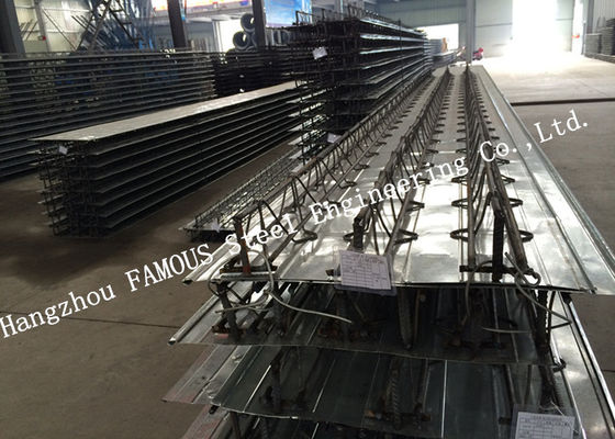 中国 コンクリート スラブの製作のための注文の補強されたトラス合成の床のDecking サプライヤー