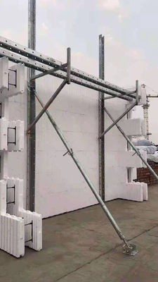 中国 絶縁されたコンクリートは壁の鋼鉄造りの支柱によって調節されるターンバックルの直線のStrongbackのIcfs固定システムを形作る サプライヤー