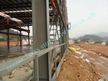 中国 ASTM ASD は設計された鋼鉄建物を、前に 85' X 100 'の発電所のプロジェクトの研修会組立て式に作りました サプライヤー