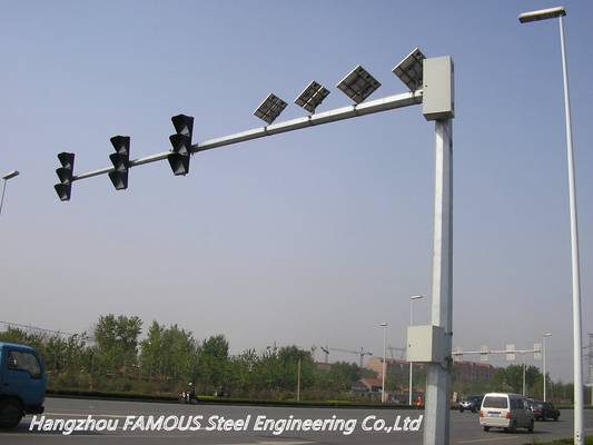 中国 交通モニタリングのモニタリング システムおよびカメラのためのQ345交通標識の構造 サプライヤー