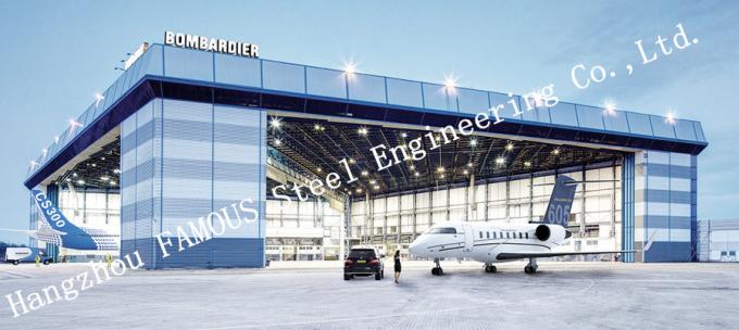 空港開発の航空機の格納庫の建物、鋼鉄飛行機の格納庫の構造 2