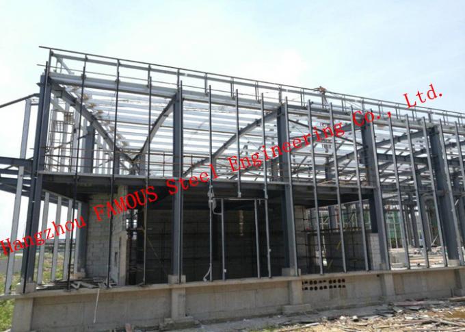 PVの耐光性ガラス カーテン・ウォールの表面の産業鋼鉄建物および熱絶縁材 0