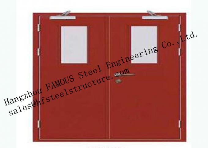 ヨーロッパ規格の鋼鉄火の倉庫の貯蔵のための評価される産業ガレージのドア 0