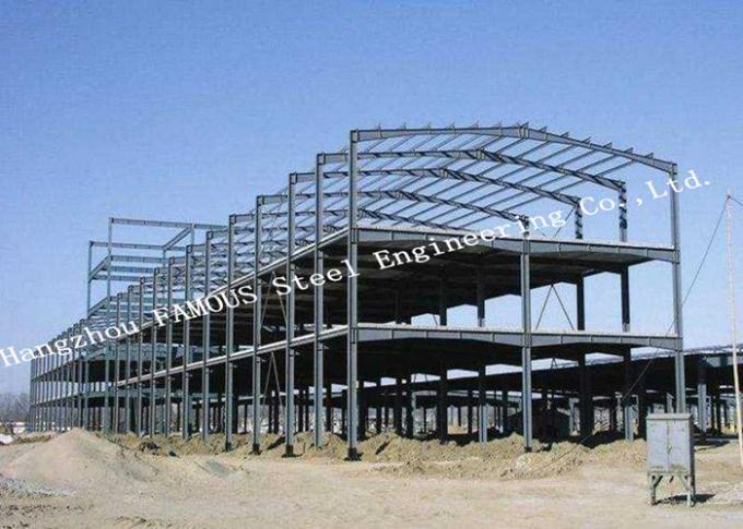 オーストラリアの標準によって製造される鉄骨構造の産業鋼鉄建物の速く取付け 0