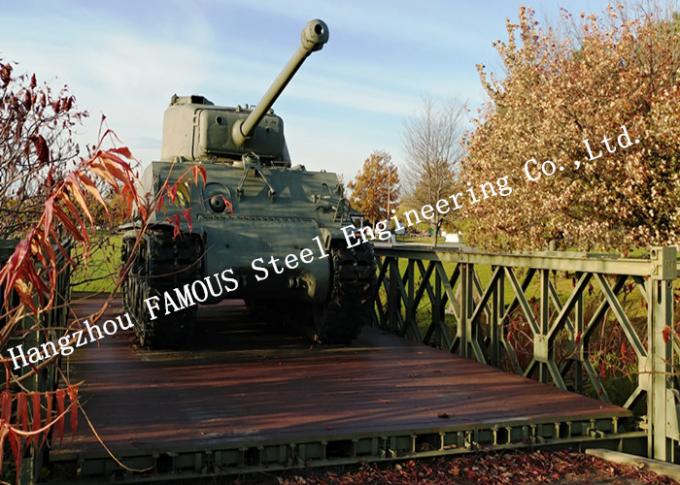 ヨーロッパEUの標準的な軍の緊急の鋼鉄ベイリー橋のDeckingのパネル 0