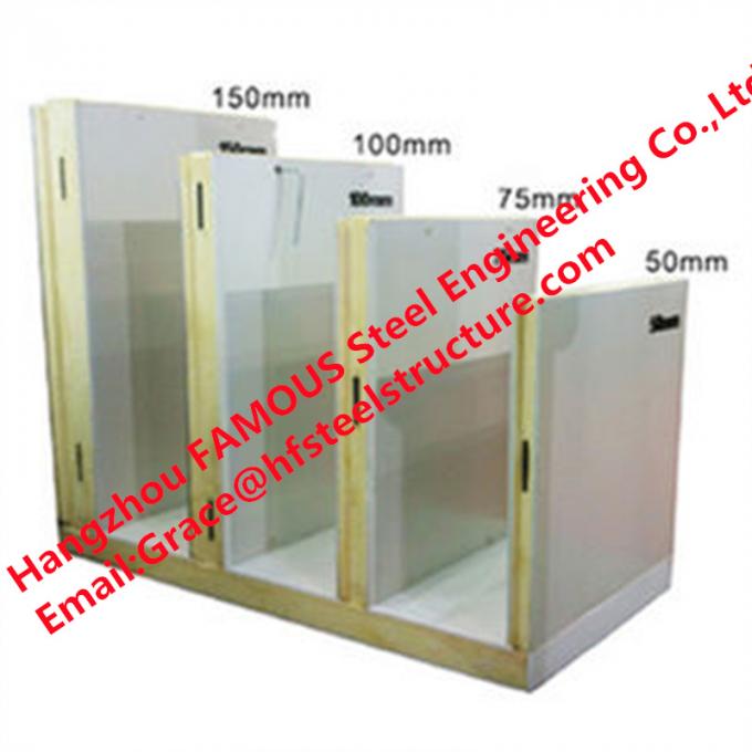 産業ポリウレタン冷蔵室の絶縁材サンドイッチ ステンレス鋼 0