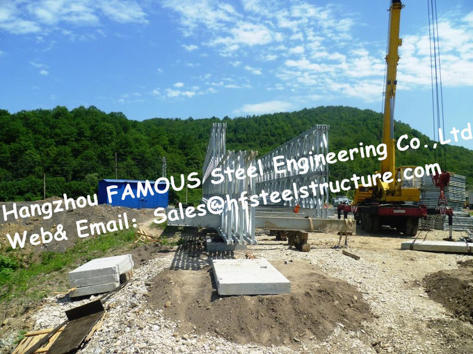補強された鋼鉄Q345の鋼鉄製作者の供給のプレハブの鋼鉄構造ベイリー橋 0