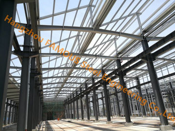 中国 Q345BまたはQ235Bの産業小屋の設計鉄骨構造の倉庫のプレハブの建物 サプライヤー