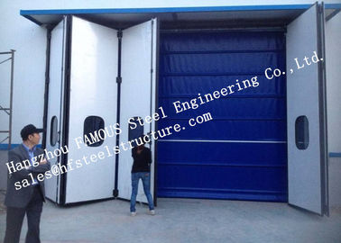 中国 倉庫、簡単な取付けのために折る審美的なアルミ合金の産業ガレージのドア サプライヤー