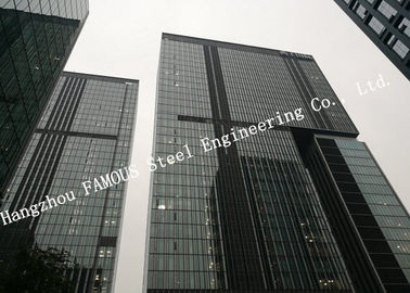 中国 商業オフィスのモールのための隠された組み立てられたアルミニウム ガラス カーテン・ウォール熱絶縁材 サプライヤー