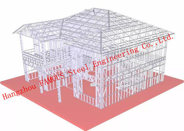 中国 ニュージーランドAS/NZSの標準によって前設計される建築構造の軽量の鋼鉄別荘の家 サプライヤー