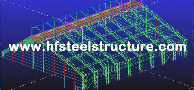 産業鋼鉄建物の構造スチールのプラントの設計および製作 3