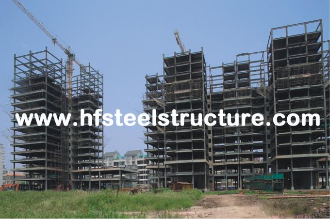 産業プレハブ Q235 の工場、研修会のための Q345 鋼鉄多階の鋼鉄建物 0