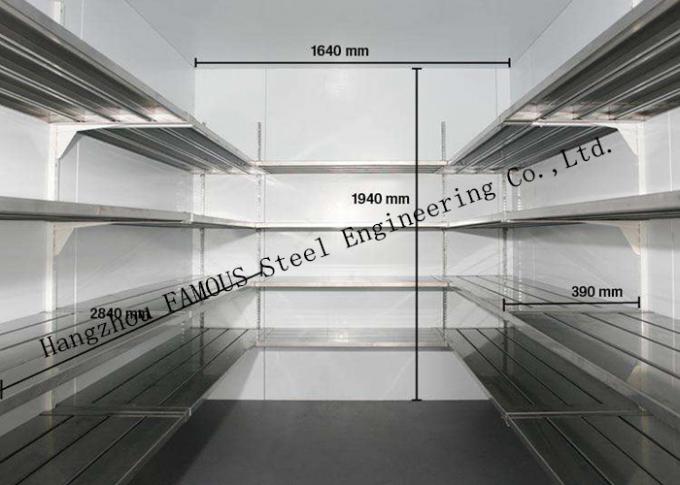 生鮮果実野菜の低温貯蔵のための温度調整されたプレハブ モジュラー冷蔵室のパネル 0