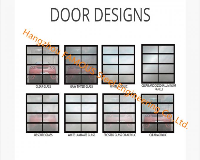 アルミニウム緩和されたガラスのパネルが付いているフレームの圧延のドアによってカスタマイズされる透明なドア 0