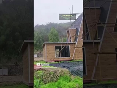 EU標準 エネルギー効率の良い軽鋼 Q345b プリファブリックハウス・コンストラクション モジュール式