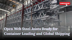オープン ウェブ スチール ロースト 容器 積載 と 世界 輸送 に 備え て いる